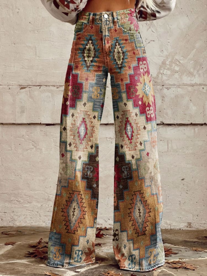 Léa - Pantalons Rétro Élégants