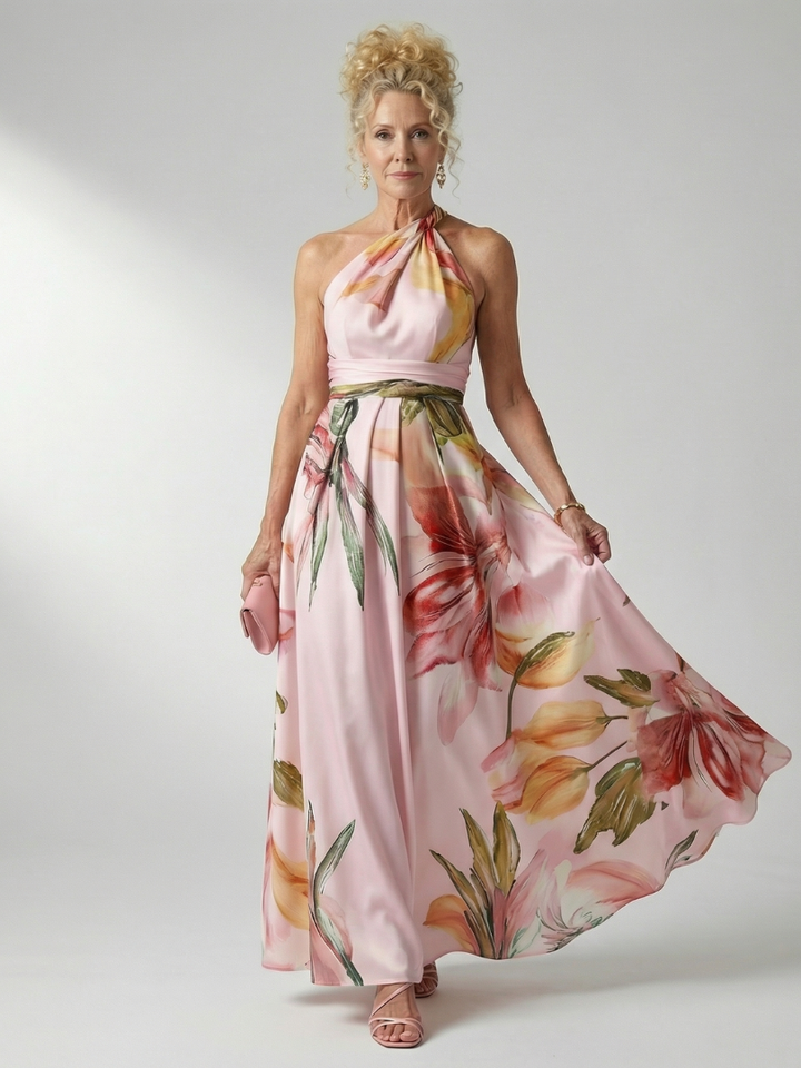 VIRELLE | Robe Maxi Fleurie Légère Amiel