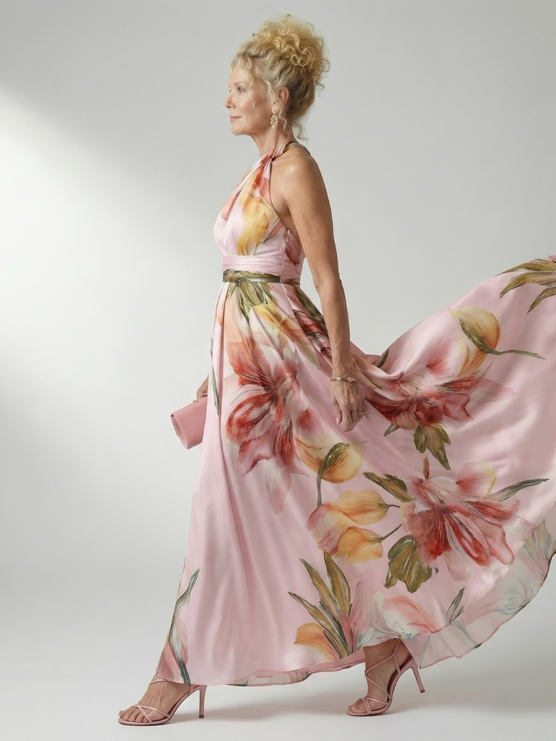 VIRELLE | Robe Maxi Fleurie Légère Amiel
