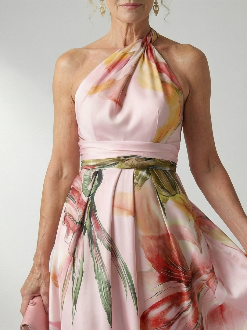 VIRELLE | Robe Maxi Fleurie Légère Amiel