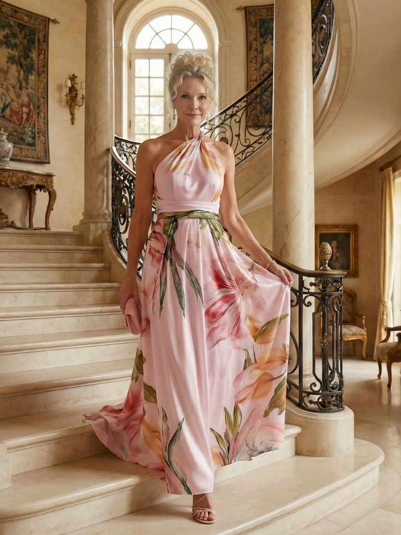 VIRELLE | Robe Maxi Fleurie Légère Amiel