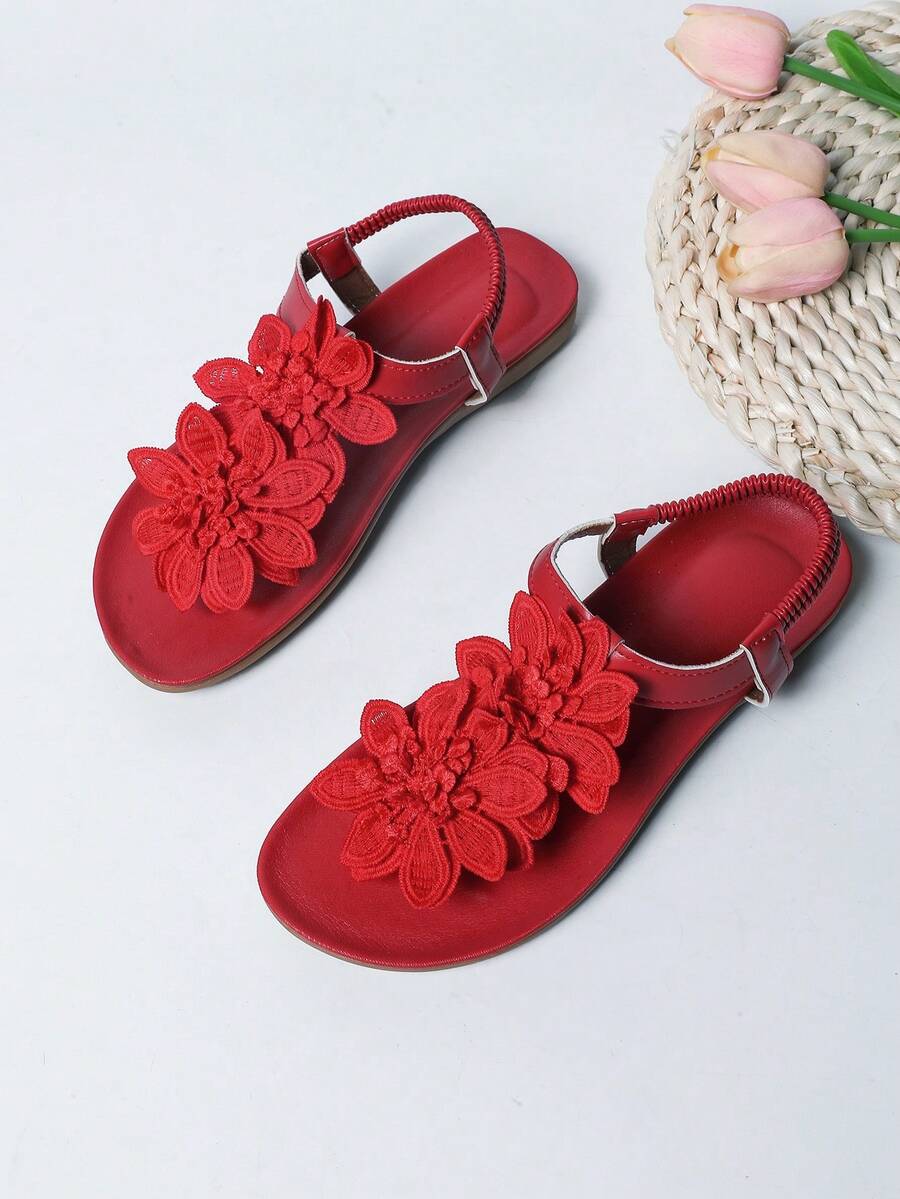 Floréa | Sandales Orthopédiques Fleurs Appliquées