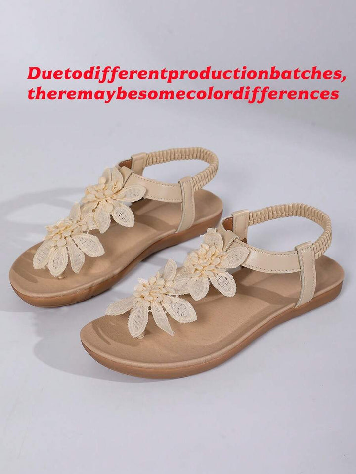 Floréa | Sandales Orthopédiques Fleurs Appliquées