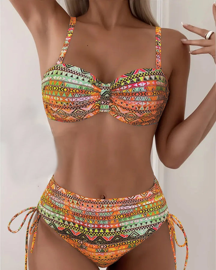 Jasmine | Ensemble Bikini Imprimé Ethnique