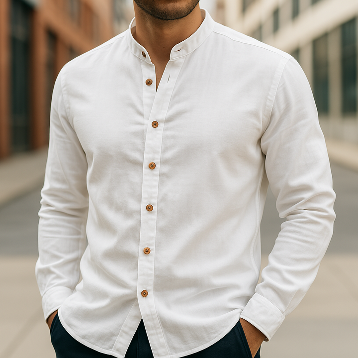 VIRELLE | CHEMISE EN LIN ET COTON POUR HOMME