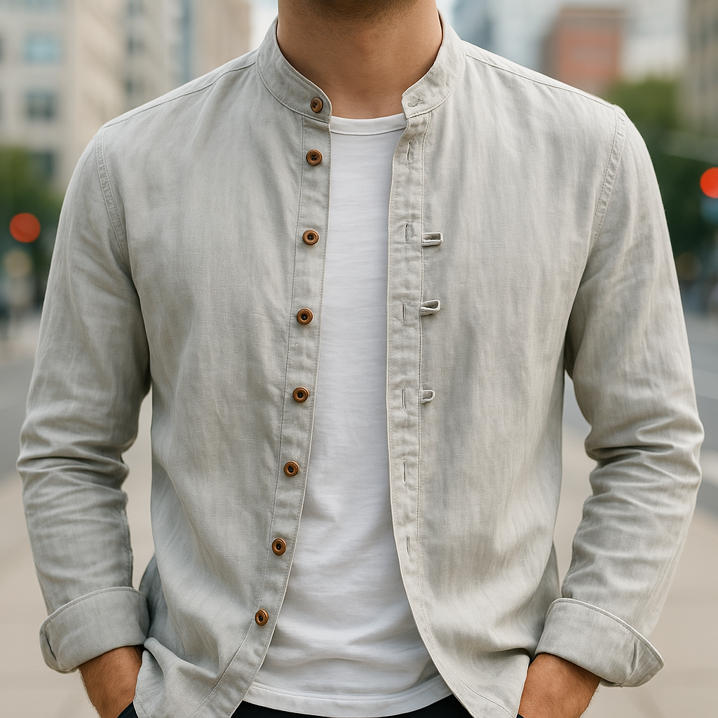 VIRELLE | CHEMISE EN LIN ET COTON POUR HOMME