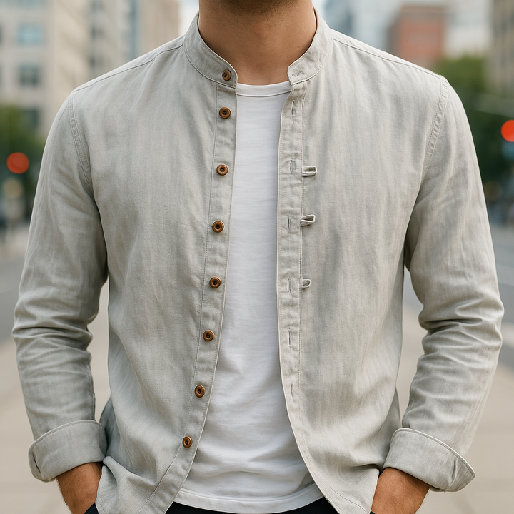 VIRELLE | CHEMISE EN LIN ET COTON POUR HOMME