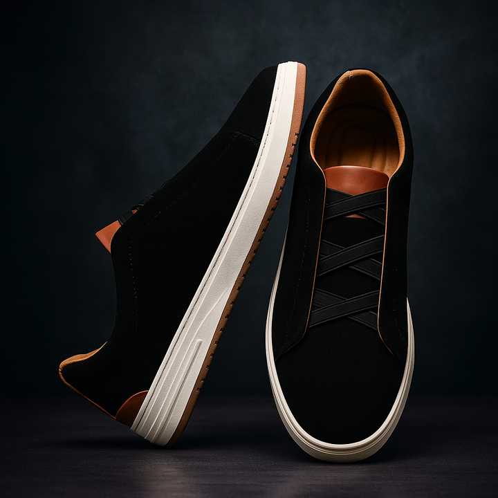 DELACROIX | CHAUSSURES SANS LACETS EN DAIM POUR HOMME