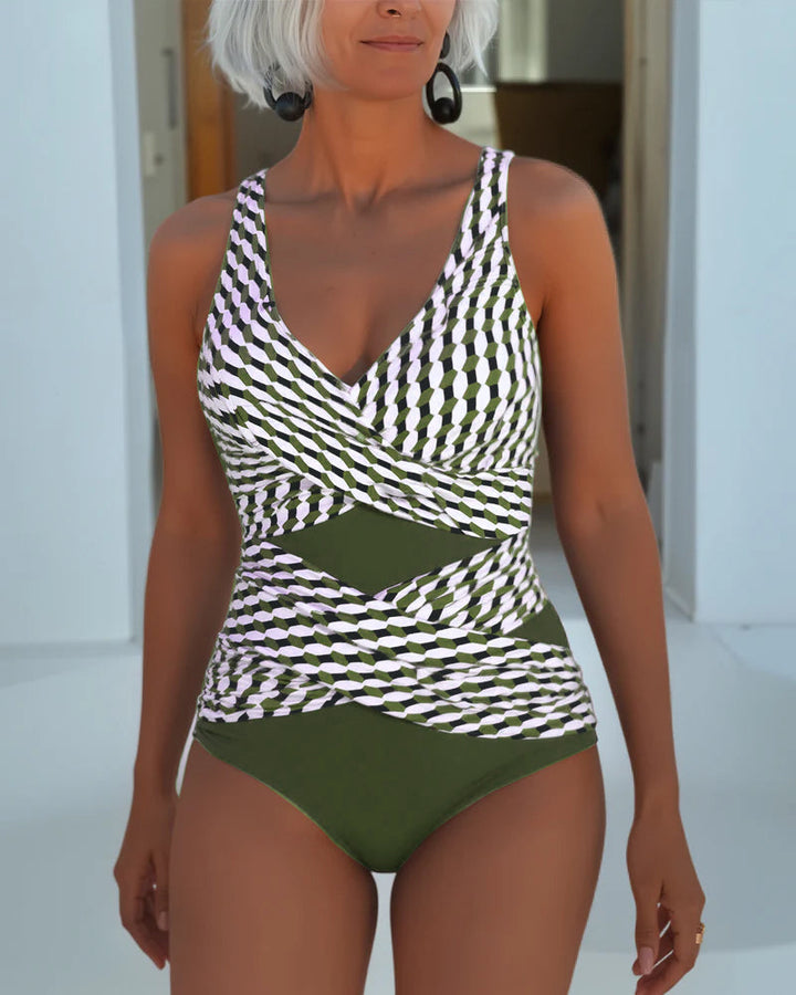 Amélie | Maillot de Bain Une Pièce Design Croisé