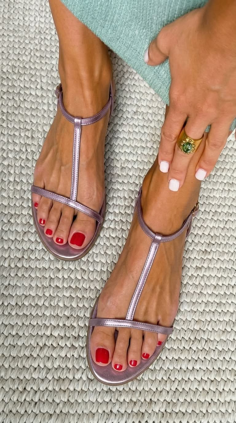 Rosalba | Sandales Dorées du Printemps