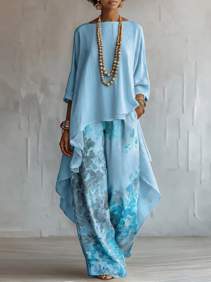Florence · Ensemble Fluide Asymétrique Fleuri