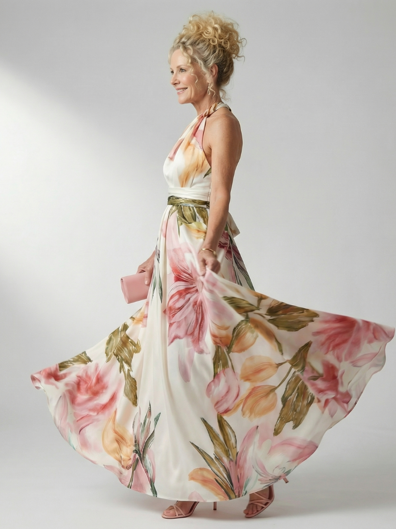 VIRELLE | Robe Maxi Fleurie Légère Amiel