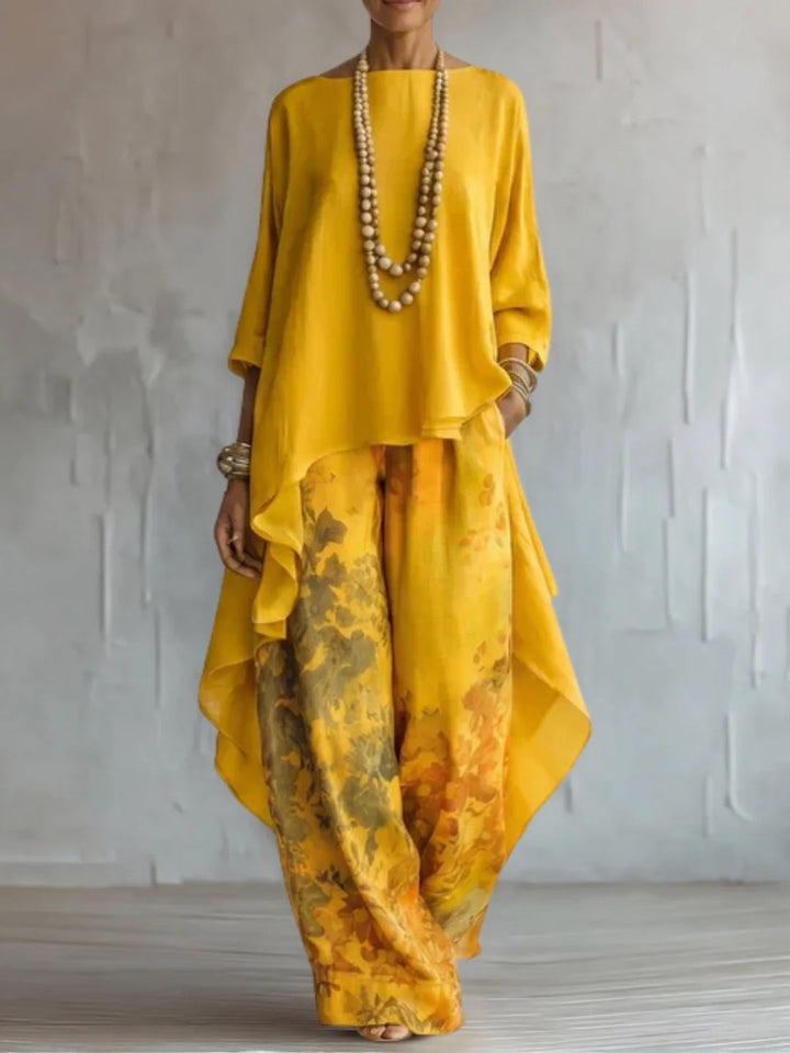 Florence · Ensemble Fluide Asymétrique Fleuri