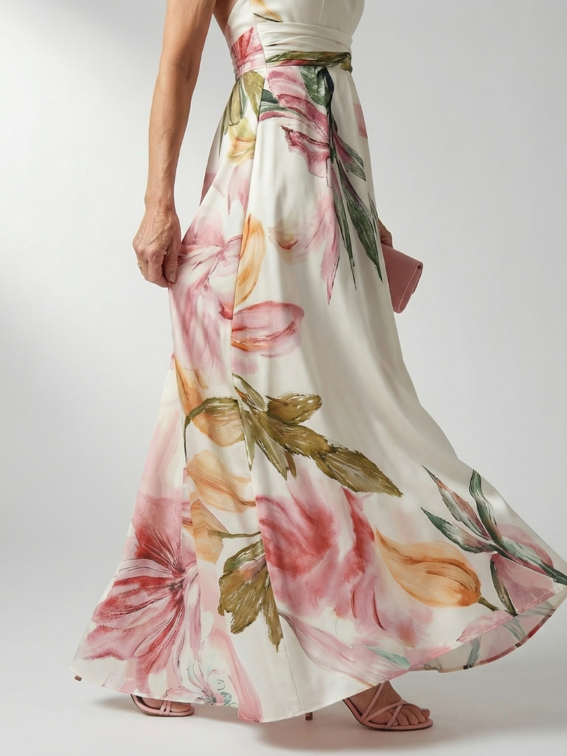 VIRELLE | Robe Maxi Fleurie Légère Amiel