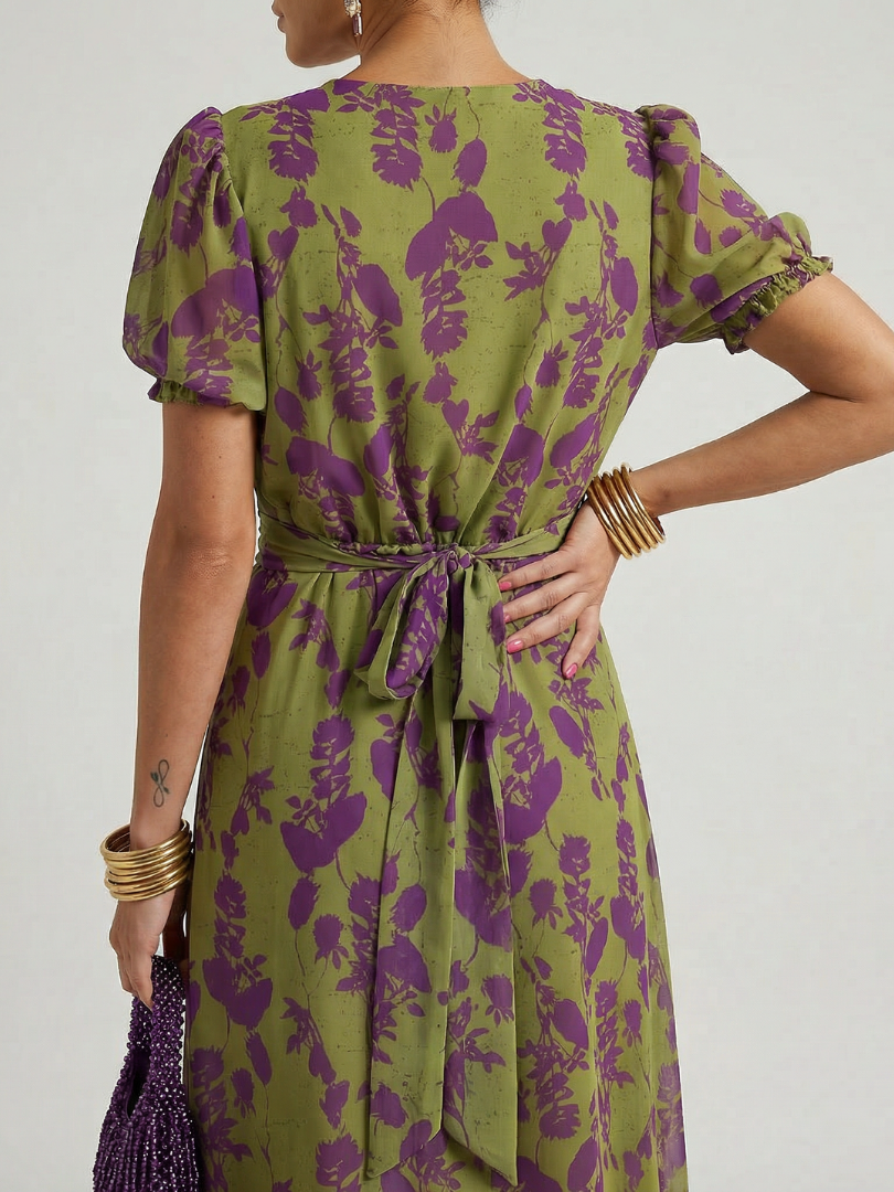 VIRELLE | Robe Midi Florale Détendue Virel