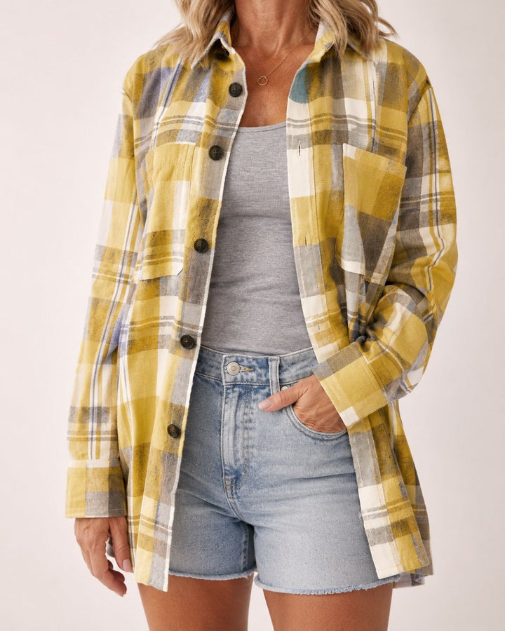 Virelle | Chemise d'Été Vichy à Manches Longues