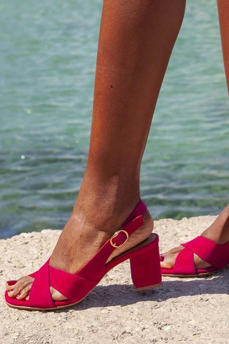 Celeste | Sandales Azur Délicat