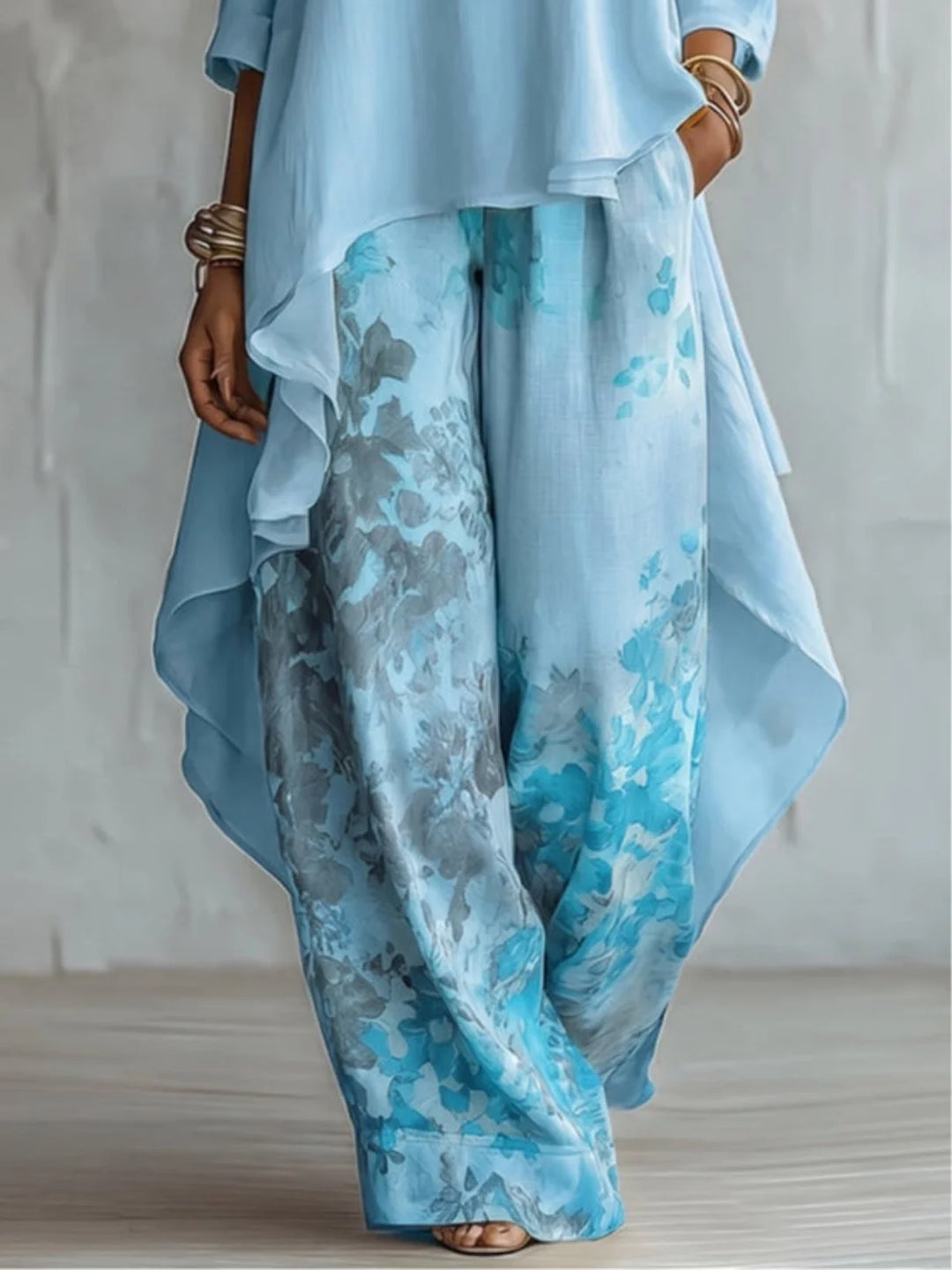 Florence · Ensemble Fluide Asymétrique Fleuri