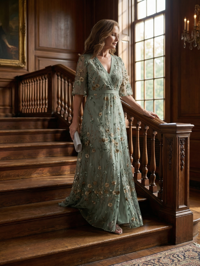 VIRELLE | Robe Maxi Halter Bloom Flow Selora