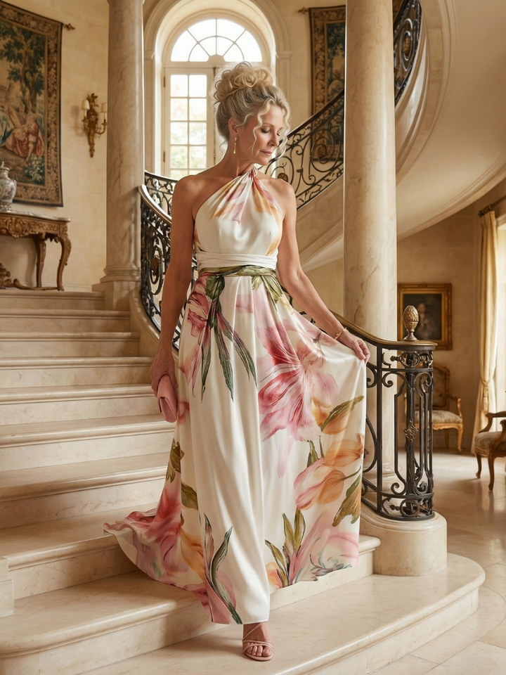 VIRELLE | Robe Maxi Fleurie Légère Amiel