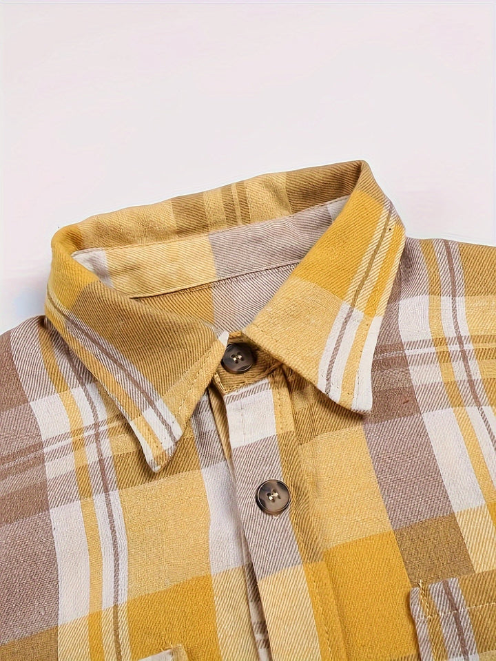 Virelle | Chemise d'Été Vichy à Manches Longues