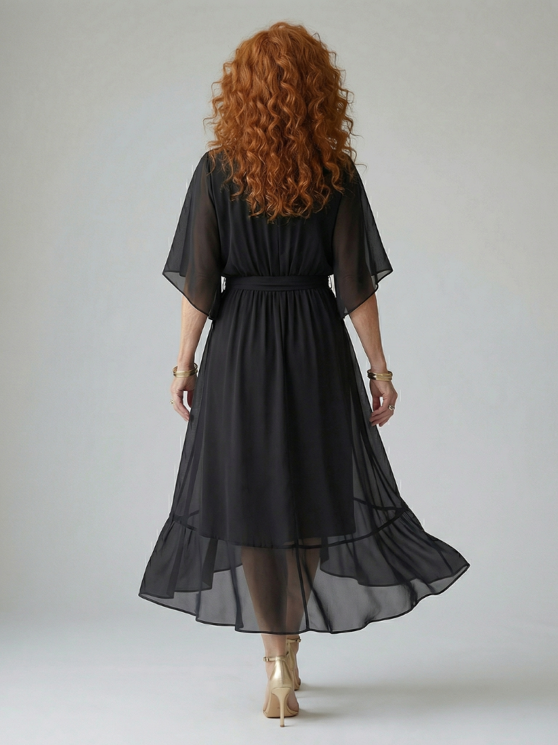 VIRELLE | Robe Midi Drapée Elric