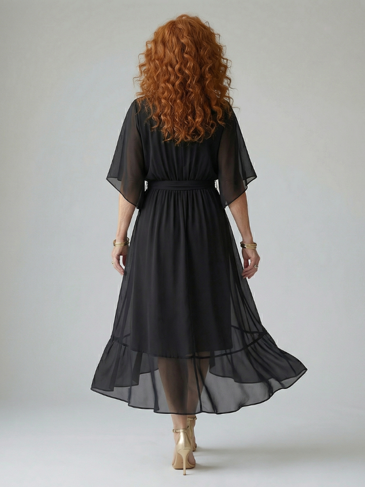 VIRELLE | Robe Midi Drapée Elric