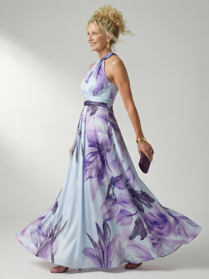 VIRELLE | Robe Maxi Fleurie Légère Amiel