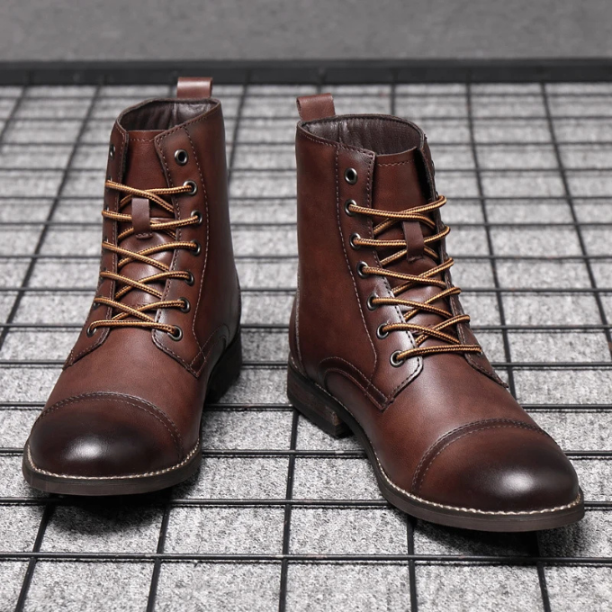 DELACROIX | BOTTES DE VILLE BRUNIES POUR HOMME