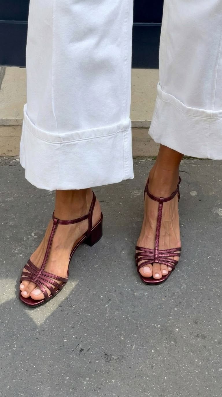 Allegra | Sandales Dorées du Quotidien