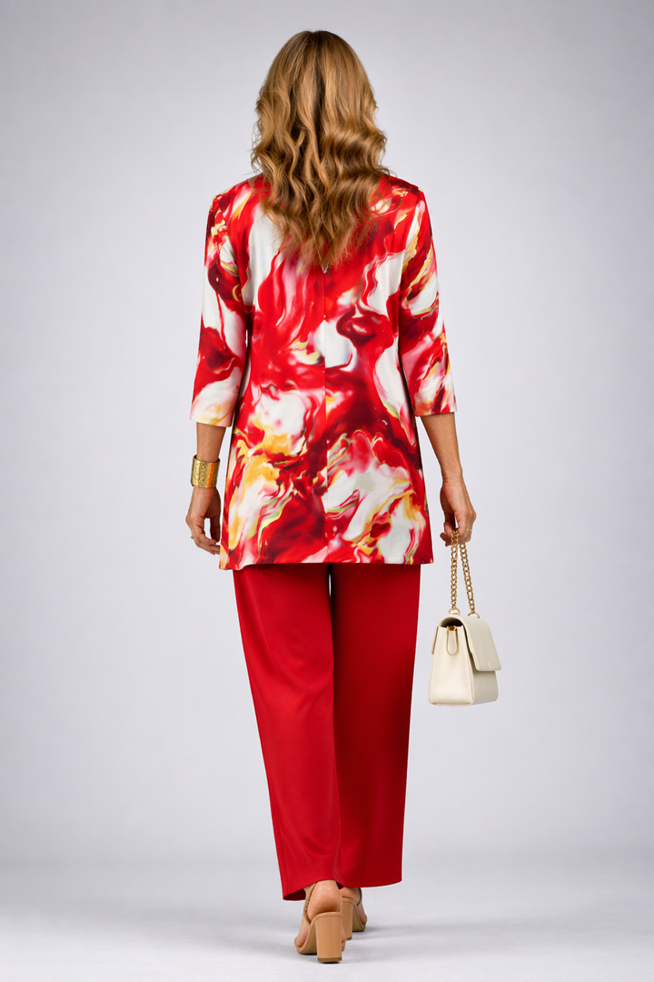 Gisèle | Ensemble 3 Pièces Coquelicot