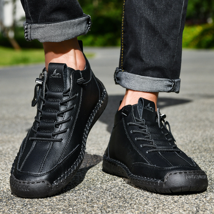 DELACROIX | CHAUSSURES EN NABUK AVEC ZIP POUR HOMME