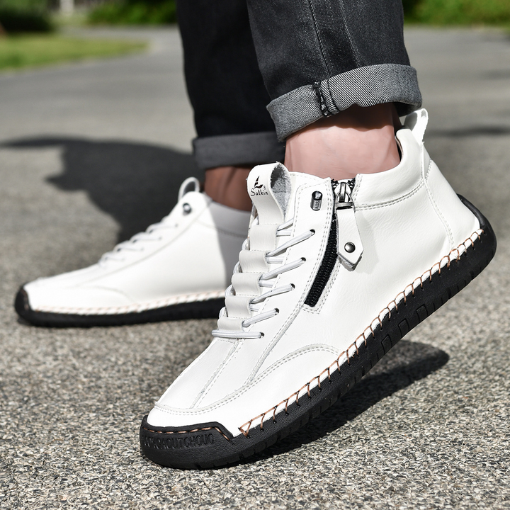 DELACROIX | CHAUSSURES EN NABUK AVEC ZIP POUR HOMME