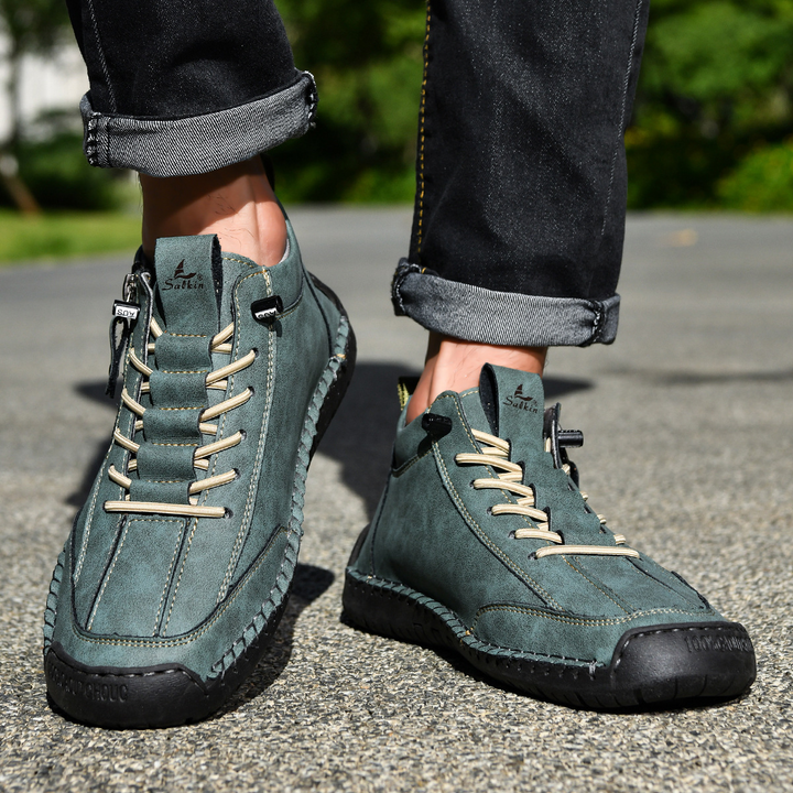 DELACROIX | CHAUSSURES EN NABUK AVEC ZIP POUR HOMME