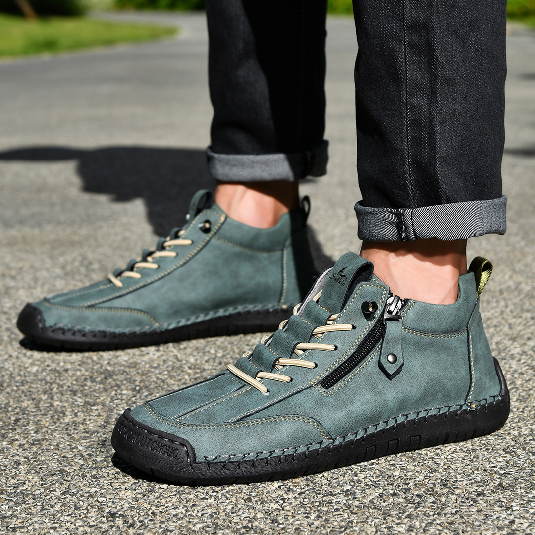 DELACROIX | CHAUSSURES EN NABUK AVEC ZIP POUR HOMME