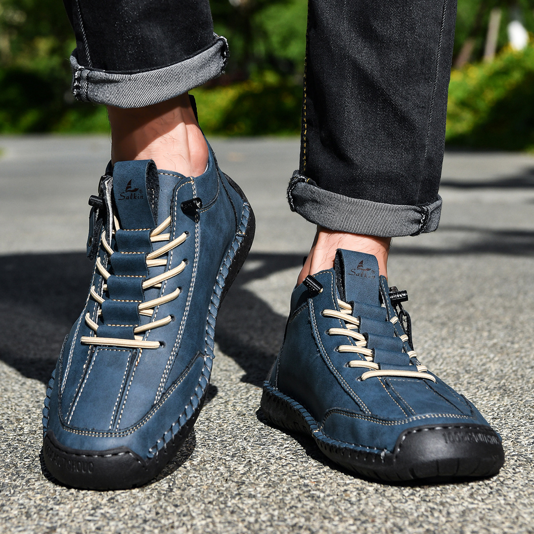 DELACROIX | CHAUSSURES EN NABUK AVEC ZIP POUR HOMME