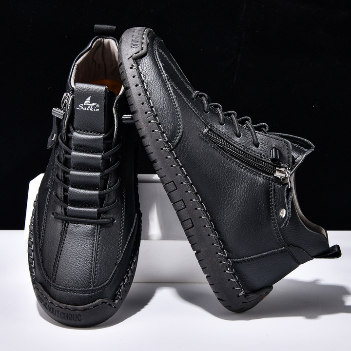 DELACROIX | CHAUSSURES EN NABUK AVEC ZIP POUR HOMME