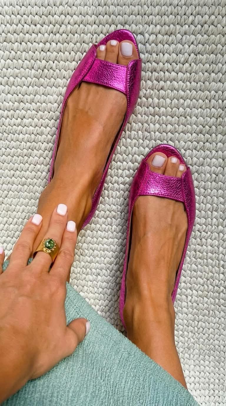 Adelina | Sandales Dorées Douces