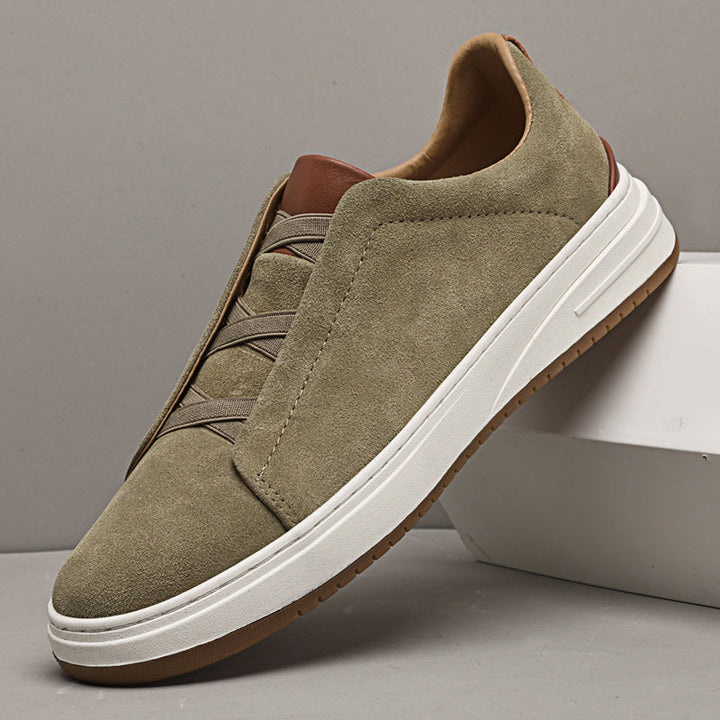 DELACROIX | CHAUSSURES SLIP-ON EN DAIM POUR HOMME