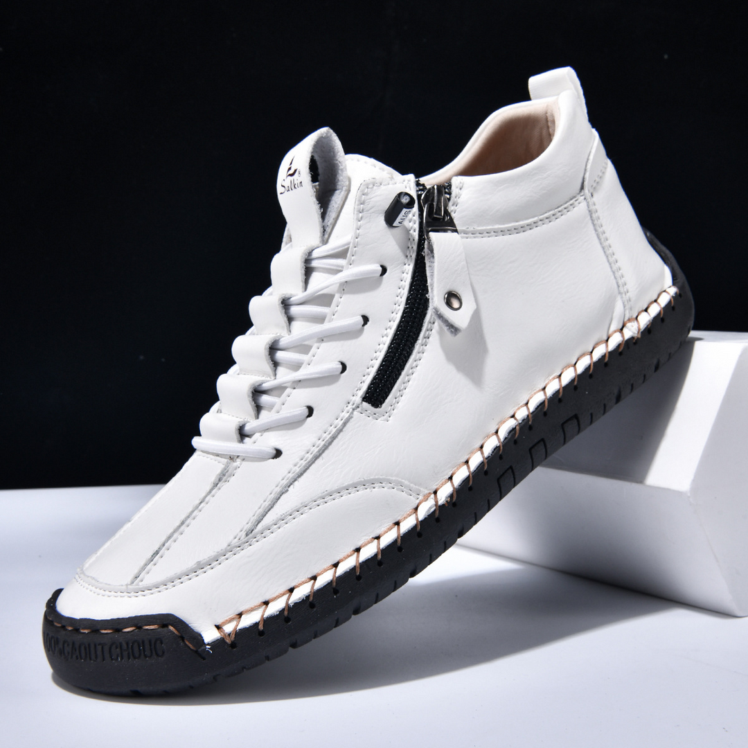 DELACROIX | CHAUSSURES EN NABUK AVEC ZIP POUR HOMME