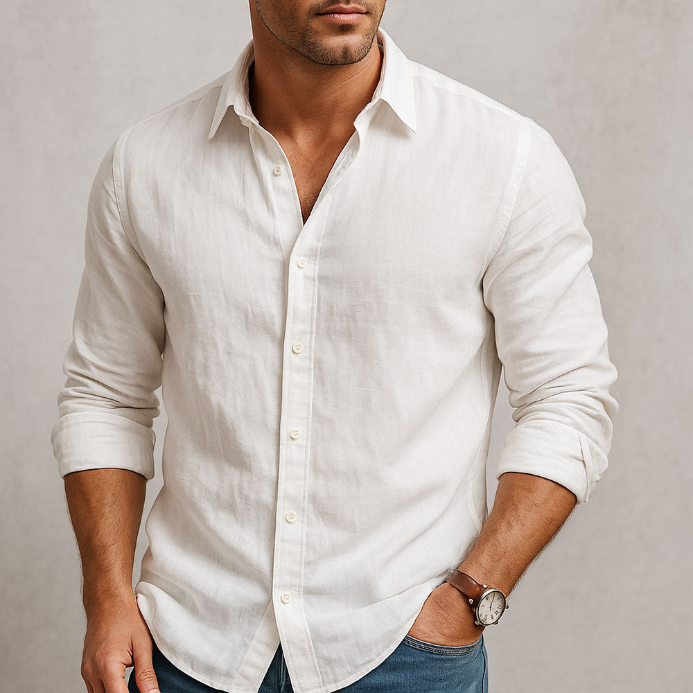VIRELLE | CHEMISE ESSENTIELLE EN LIN POUR HOMME