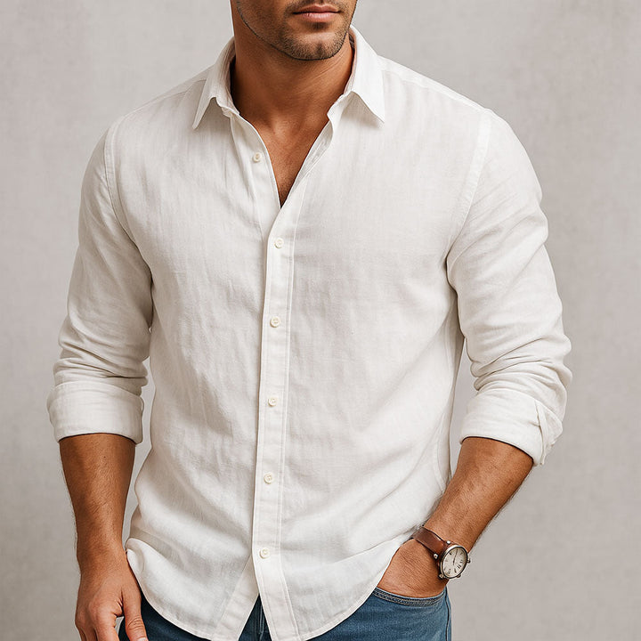 VIRELLE | CHEMISE ESSENTIELLE EN LIN POUR HOMME