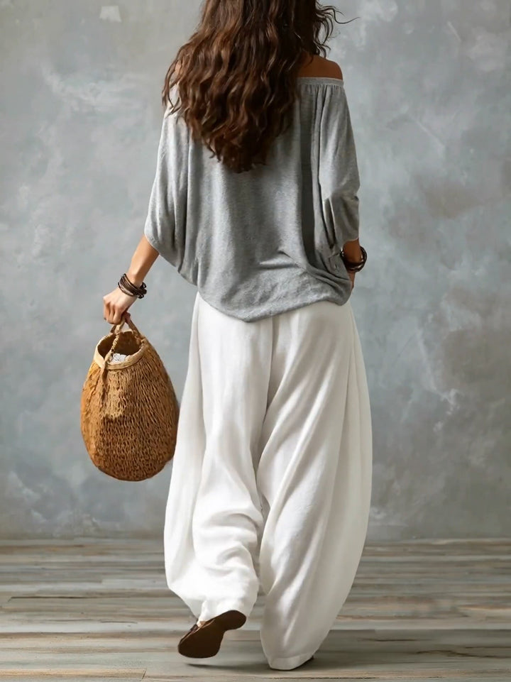 Isabella · Ensemble Bohème Fluide, Pantalon Lantern