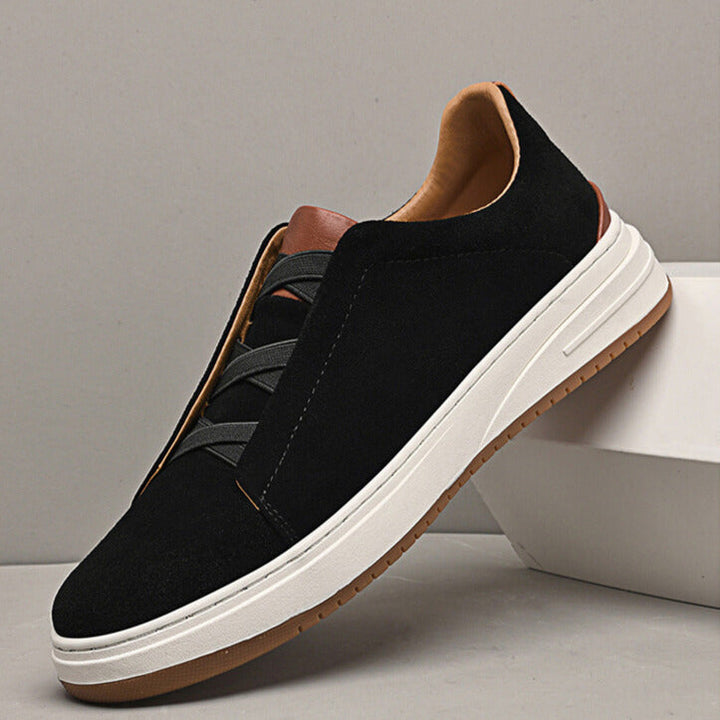 DELACROIX | CHAUSSURES SANS LACETS EN DAIM POUR HOMME