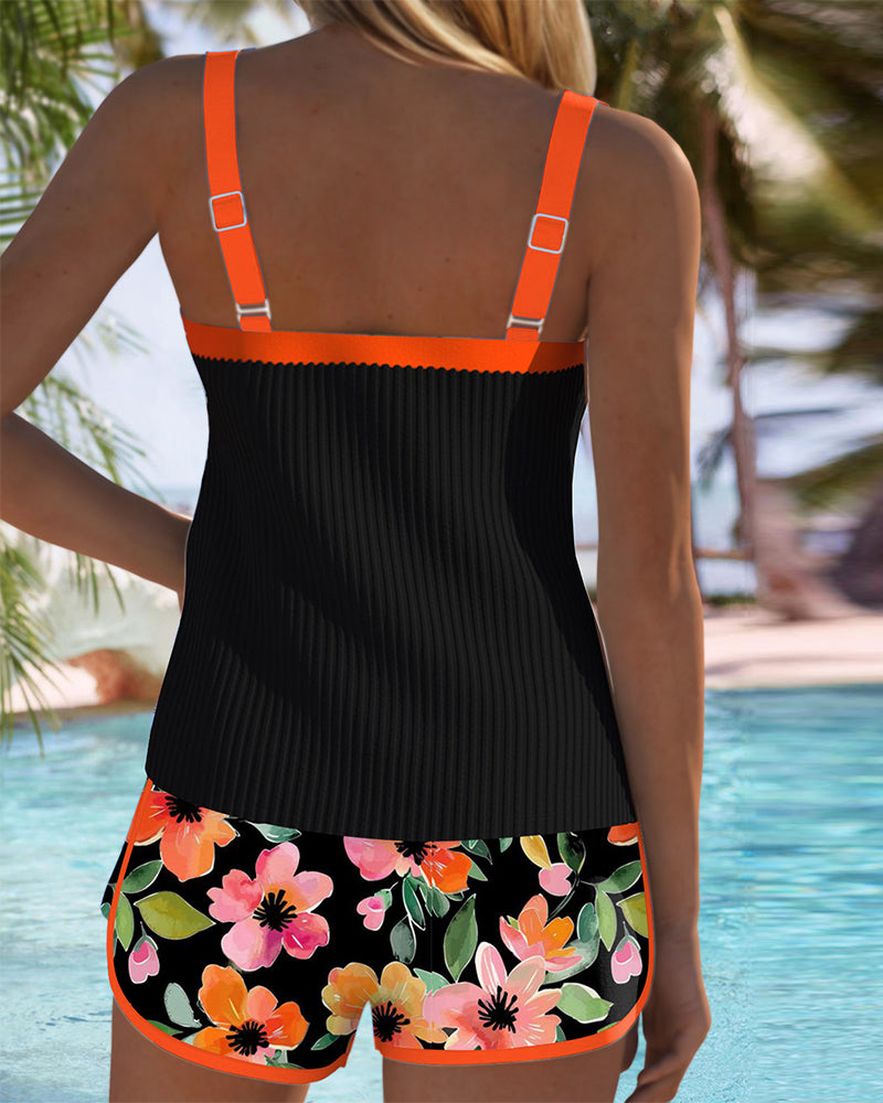Mathilde | Ensemble Tankini de Plage Deux Pièces