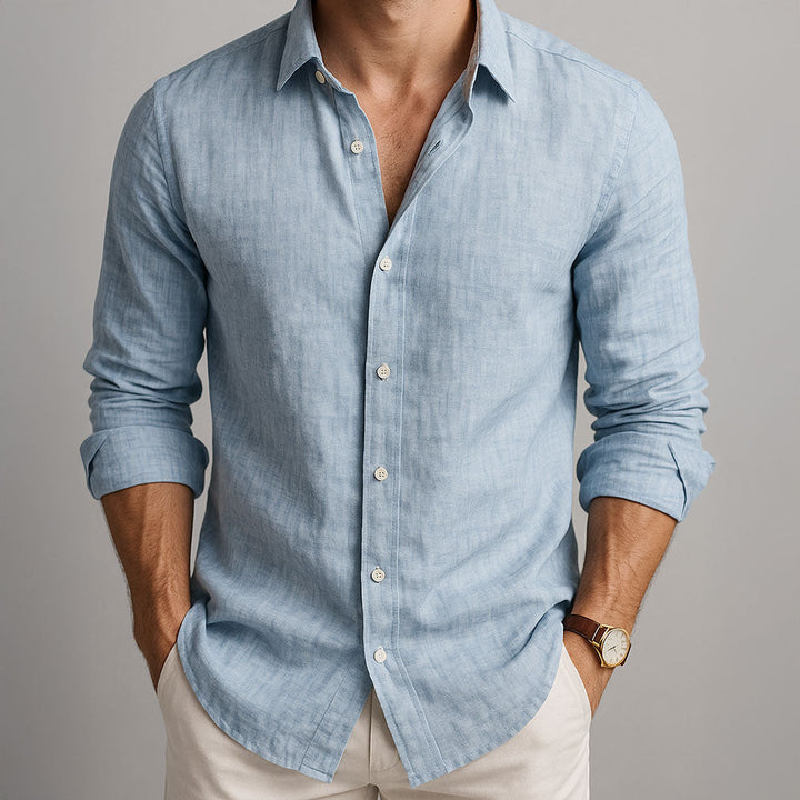 VIRELLE | CHEMISE ESSENTIELLE EN LIN POUR HOMME