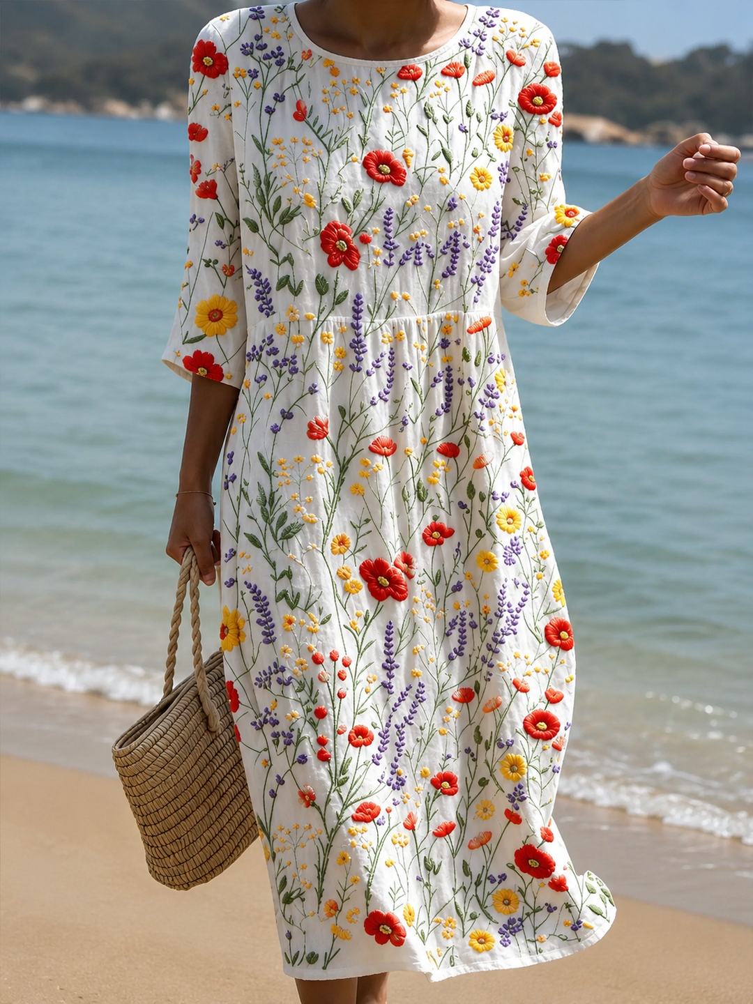 Robe Azurine™ – Fraîcheur Florale