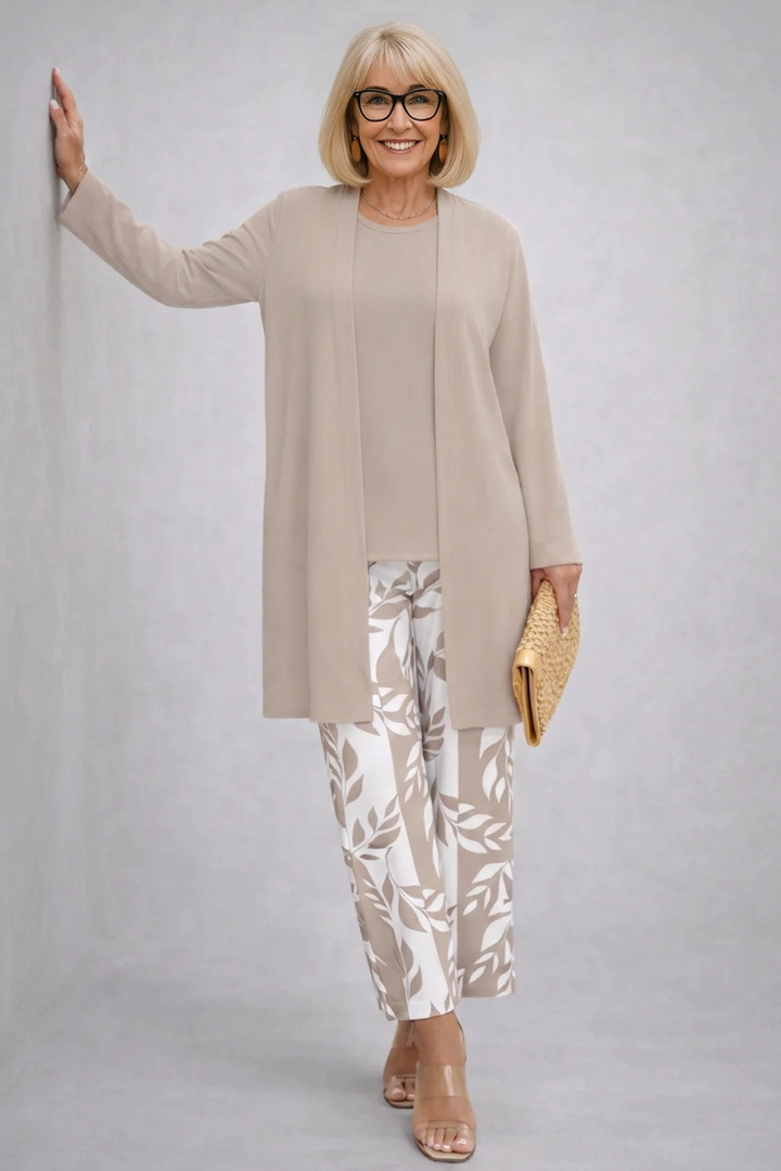 Renée | Ensemble 3 Pièces Beige