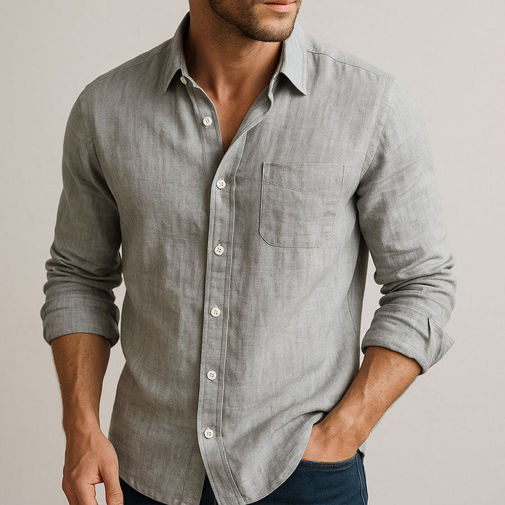 VIRELLE | CHEMISE ESSENTIELLE EN LIN POUR HOMME