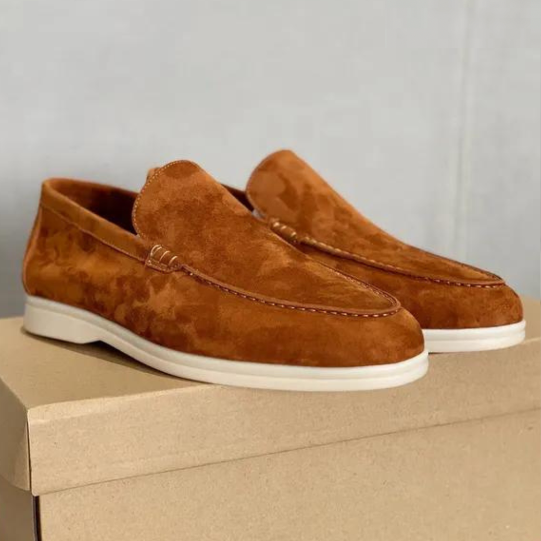 DELACROIX | Mocassins en suède élégant